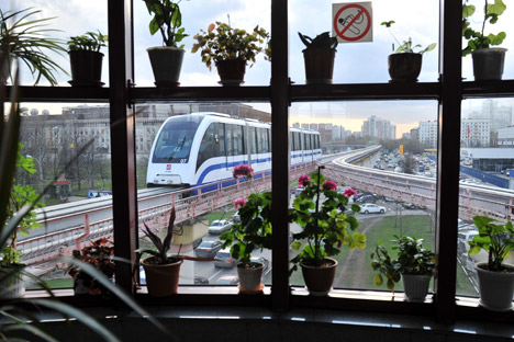 Moscow's Monorail. Source: RIA Novosti / Vladimir Pesnya