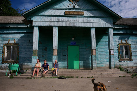 The school in Opolye village, located in the Vladimir Region. Source: Kommersant