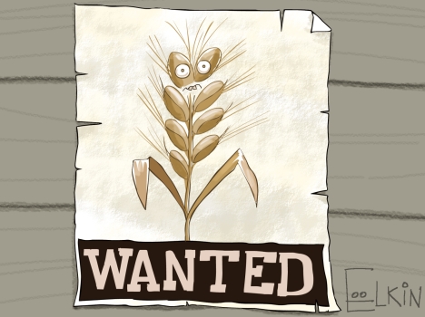 Can Russia do better in grain production? Drawing by Sergei Yolkin