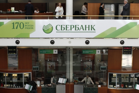 Russia's largest state-owned bank Sberbank. Source: Getty Images / Fotobank  