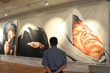 The art exhibition “Icons” presented in Krasnodar Marat Gelman. Source: ITAR-TASS