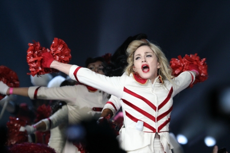 The organizers of Madonna's concert in St. Petersburg advocated homosexuality, according to Russia's social activists who failed to win in the "gay propaganda" case against Madonna. Source: ITAR-TASS