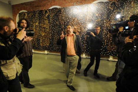 Marat Guelman, curator of the exhibition and director of the PERMM museum, had planned to display Icons in St. Petersburg in November; however, it became possible only now. Source: ITAR-TASS