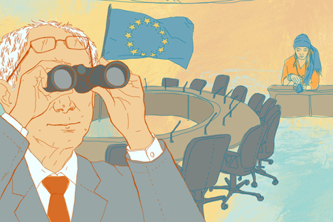 Europe 2020: What is the future of integration? Drawing by Natalia Mikhaylenko