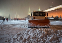 Moscow hit by the heaviest spring snowstorm in the last 50 years