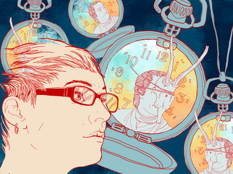 Editor unveils secrets of Russian publishing world. Drawing by Natalia Mikhailenko