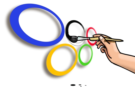 Will spy scandal hamper U.S.-Russia collaboration on Sochi Olympics security? Drawing by Niyaz Karim