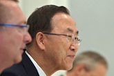 Ban Ki-moon supports U.S.-Russian initiative on Syria