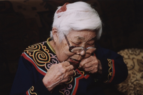 An elderly woman, the representative of the small indeginous people in the town of Okha on Sakhalin. Source: PhotoXPress