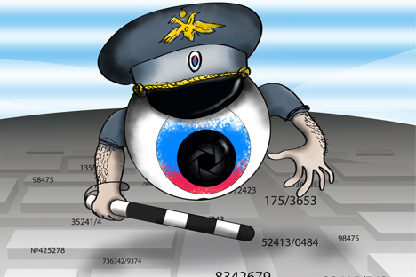 Setting the pace for Russia, Moscow tames its excesses. Drawing by Niyaz Karim