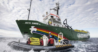 What laws did the Greenpeace activists break?
