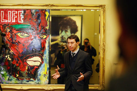 Petersburg museum welcomed Stallone and his paintings