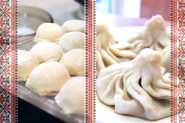 Delicious Russia: Pelmeni (Russian dumplings) vs Khinkali (Georgian dumplings) 