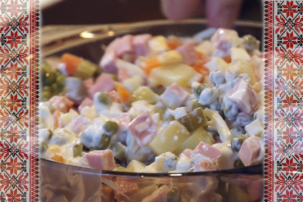 Delicious Russia: Olivier salad, the immutable part of Russian New Year celebration