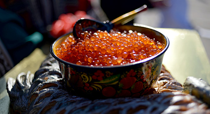 Red gold: Russia’s famous salmon caviar