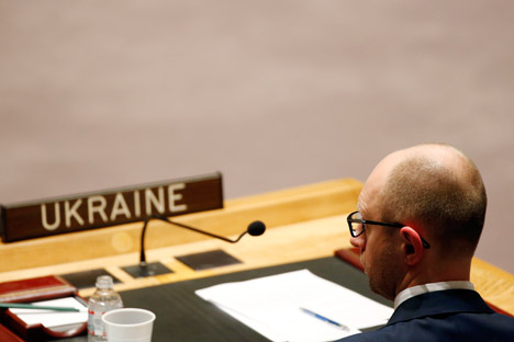 
Ukraine has restructured all Eurobond issues, except for 'Russian' issue, says Yatsenyuk
 