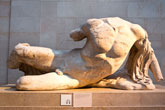 Statue from disputed Elgin Marbles goes on display at the State Hermitage Museum
