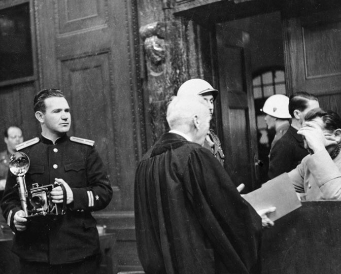During Nuremberg trials