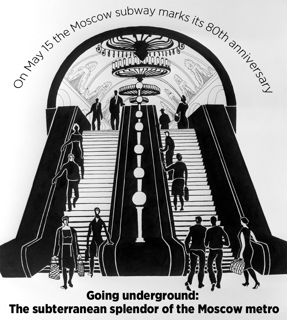 RBTH Going underground: The subterranean splendor of the Moscow metro 
