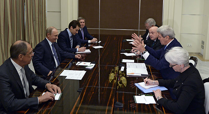 Talks with Kerry in Sochi: Will U.S. join Ukraine peace negotiations?  