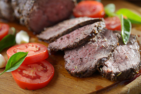 A tender Georgian roast beef