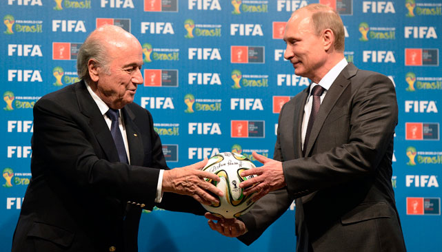 Putin believes Sepp Blatter deserves Nobel Prize