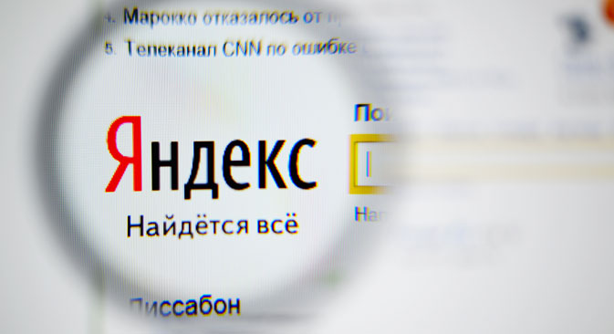 Yandex adalah mesin pencari terbesar di Rusia. Sumber: Shutterstock