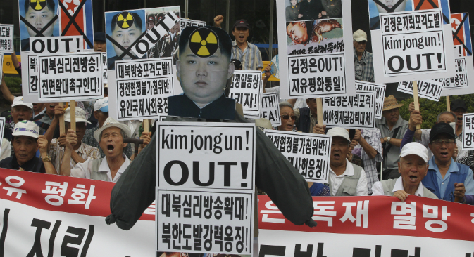 Tensions on the Korean peninsula literally resonate in Russia