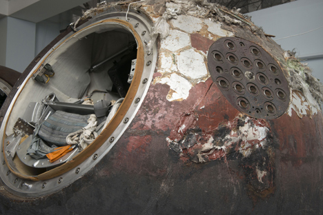 Vostok 6 descent module, 1963. Source: State Museum and Exhibition Center