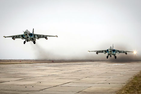 Russia launches air strikes against Syrian targets 