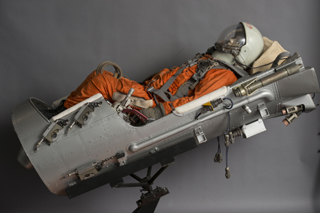 Vostok VZA ejection seat and SK Suit, used on Vostoks 1 to 6, 1961 to 1963. c. Zvezda. Photo c. State Museum and Exhibition Center ROSIZO (1)