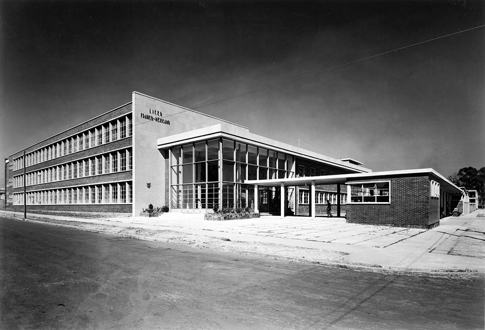 Liceo Franco Mexicano (Ciudad de México, 1958). Fuente: Wikipedia/LiceoFrancoM