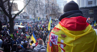 Protestas masivas en Kiev