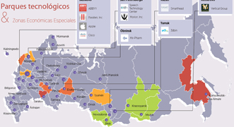 Inforgafía: Zonas Económicas Especiales en Rusia