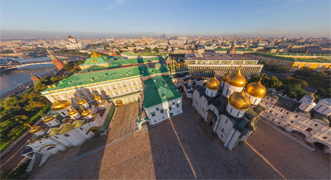 Visita virtual al Kremlin desde el aire