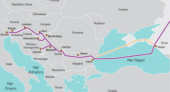 Recorrido del gasoducto “South Stream”