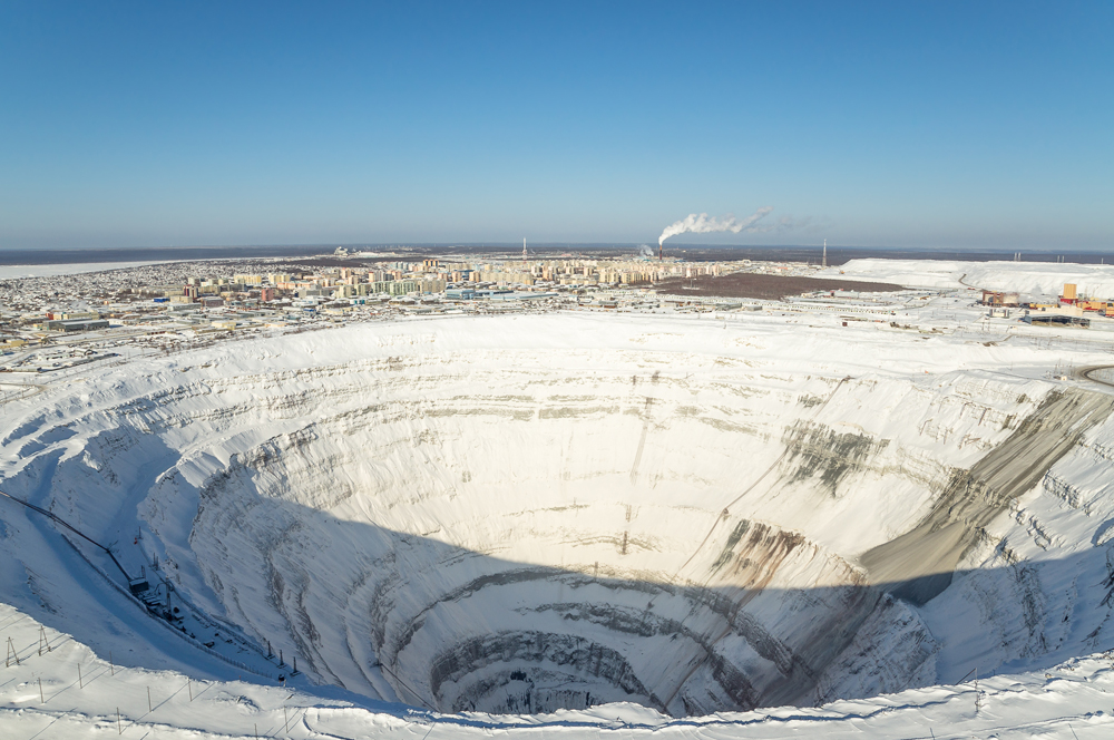 Life atop a Siberian diamond mine