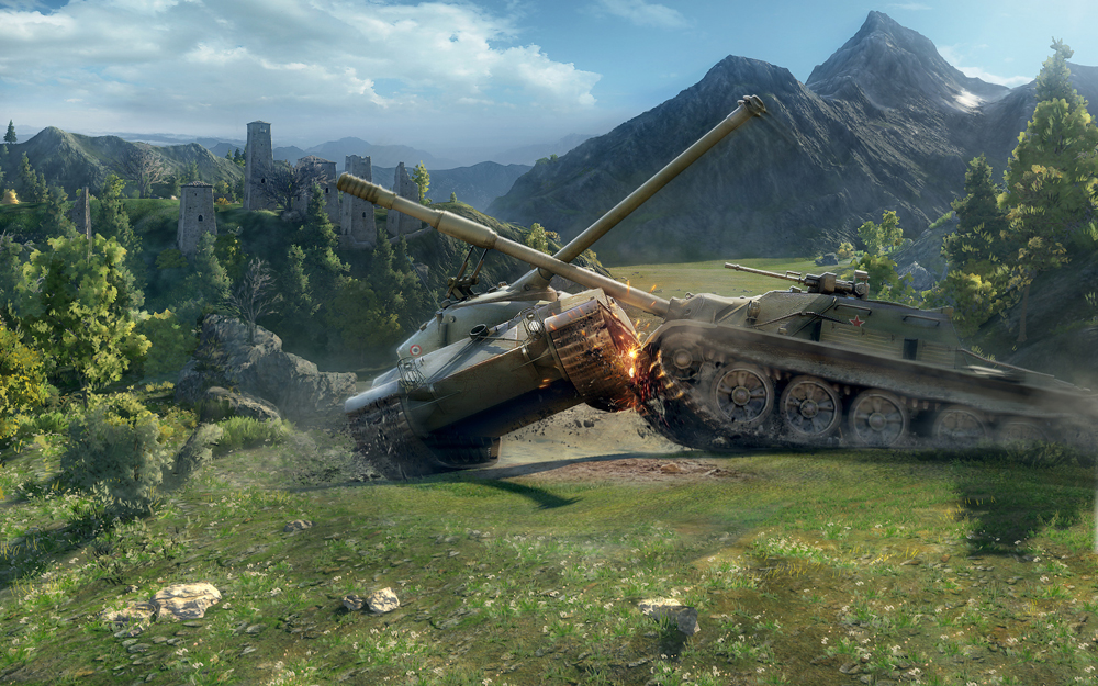 El juego 'The world of tanks'. Fuente: Servicio de prensa