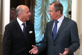  Sergueï Lavrov et Laurent Fabius 
