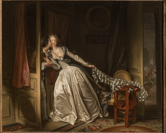 Le Baiser à la dérobée de Jean-Honoré Nicolas Fragonard.