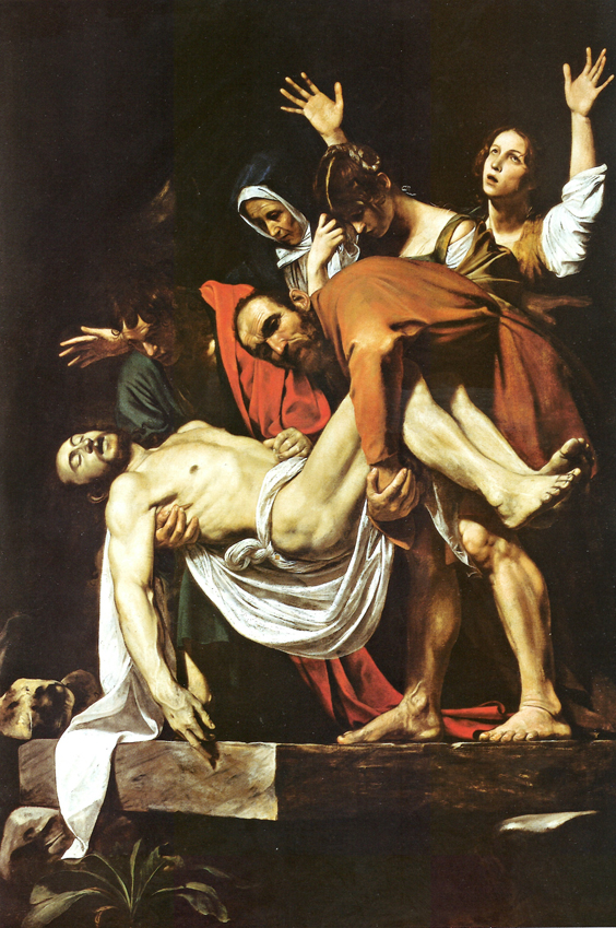 Descente de croix de Caravaggio. Source : Service de presse