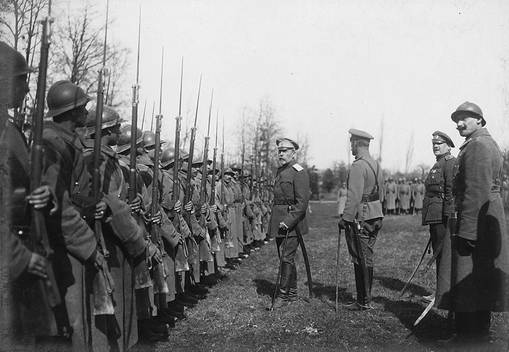 Le Corps Expéditionnaire Russe en France. Crédit : Archives de Gérard Gorokhoff et Andreï Korliakov