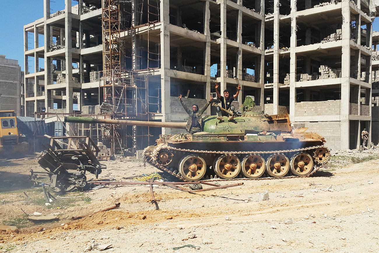 Forces de l'Est libyen. Crédit : Reuters