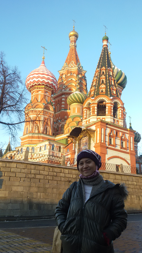 Katedral St Basil, Moskow. Foto: Dewi Rusiana