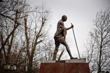 Ghandi in Moscow