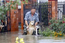 Consequences of a flood in Krasnodar region