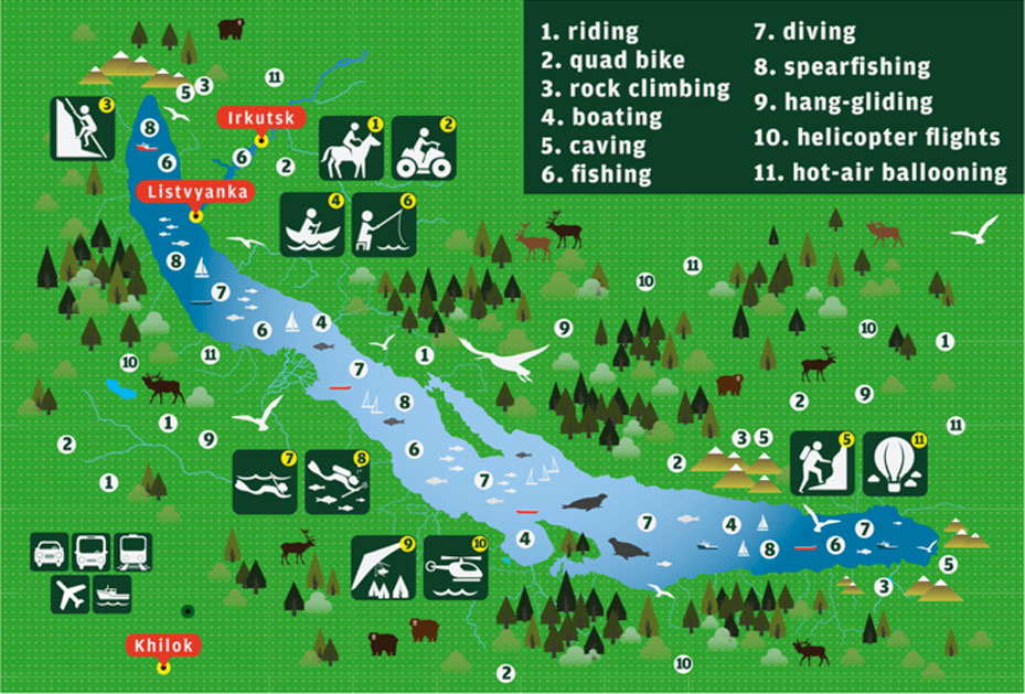 Lake Baikal Map Russia Beyond