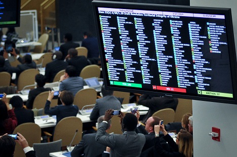 Who abstained in un vote on ukraine