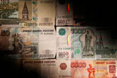 Ruble devaluation compensates for loss of oil revenue