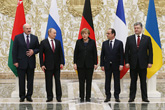 Leaders reach Ukraine ceasefire agreement after marathon talks in Minsk 